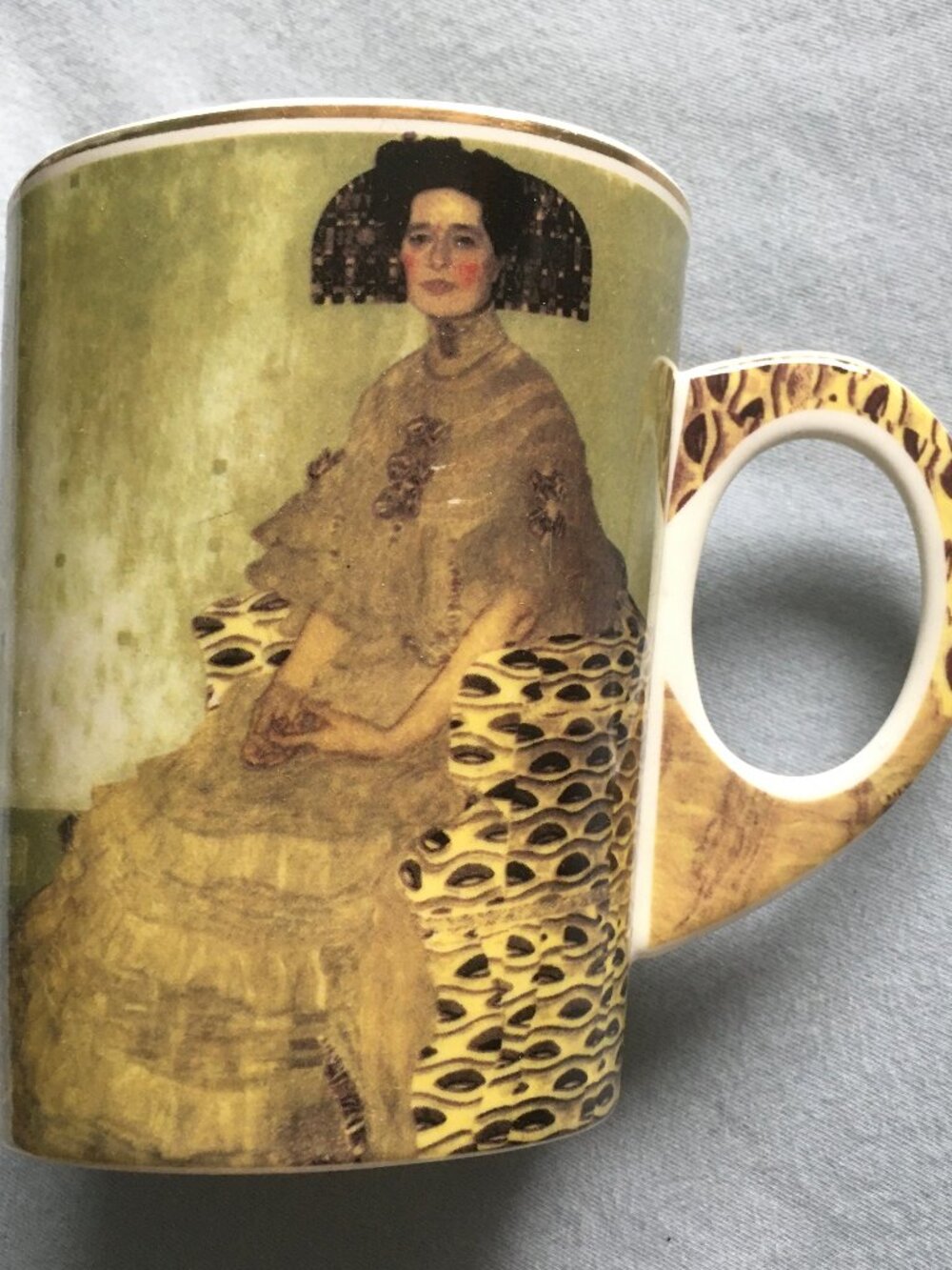 gustav klimt mug. fritza riedler.
